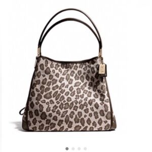 COACH MADISON OCELOT
JACQUARD PHOEBE
SHOULDER BAG